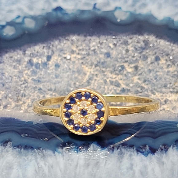 925 Gold Ring. - Picture 6 of 6